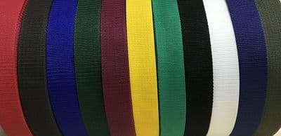POLYPROPYLENE STRAP WEBBING VARIOUS COLOURS,WIDTHS & LENGTHS~SUPERQUICK DESPATCH