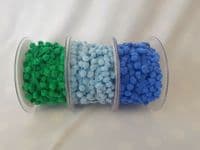 Pompom 5mm Ribbon Trim Trimming Bobble Braid Fringe Christmas Pom Pom