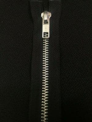 YKK METAL OPEN ENDED ZIP ~SILVER TEETH ~CHOICE OF LENGTH & COLOURS~FAST POSTAGE