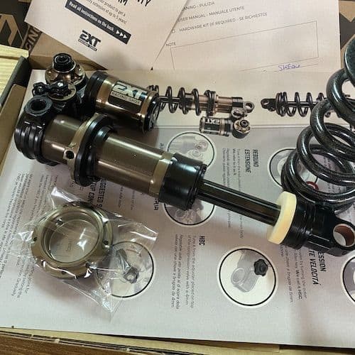 Storia V4 Trunnion mount - Complete, with spring (205 eye to eye)