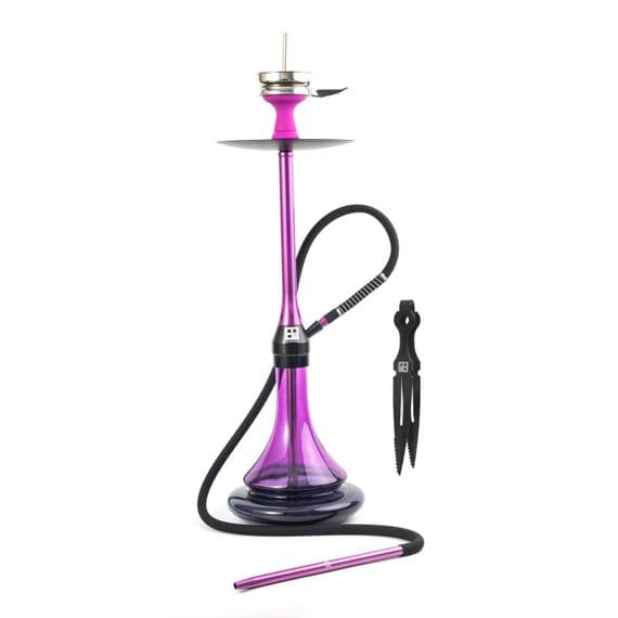 Chameleon Kameleo Hookah Purple Chrome Edition - By MG Hookah
