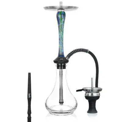 Green Snake Clear Epox 565 Hookah - By Aladin
