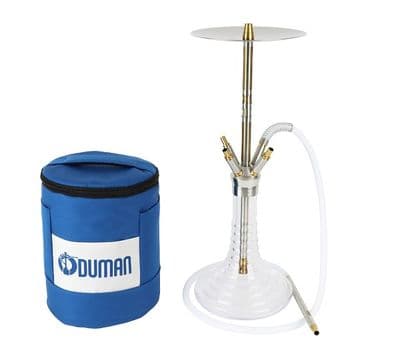 Gusto XL Clear Glass Hookah - By Oduman