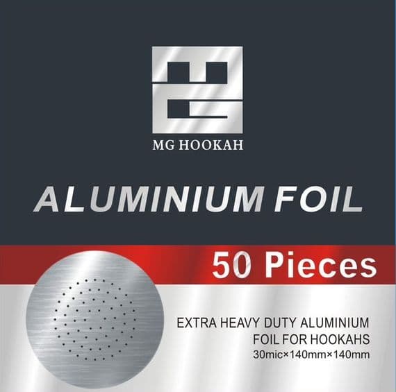 MG Hookah Extra Heavy Duty Pre-cut Aluminium Foil