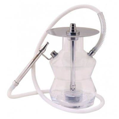 Oduman N3 Clear Glass Shisha Pipe