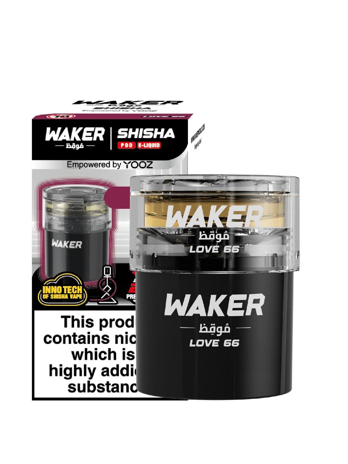 Waker Shisha E Hookah and Flavour POD