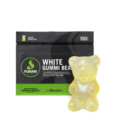 White Gummy Bear Shisha Flavour 100g - By Fumari