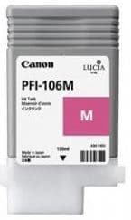Canon iPF6450 Magenta Ink Cartridge - Genuine Canon PFI-106M Magenta Ink - 6623B001AA