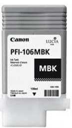 Canon iPF6450 Matte Black Ink Cartridge - Genuine Canon PFI-106MBK Ink - 6620B001AA