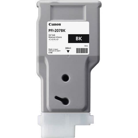 Canon ipf685 Black Ink Cartridge - Genuine Canon PFI-207BK Ink Cartridge - Genuine 8789B001AA