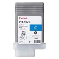 Canon iPF720 Cyan Ink Cartridge - Genuine Canon PFI-102C Ink Cartridge - Genuine 0896B001AA