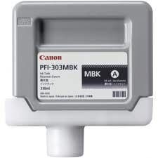 Canon iPF820 Matte Black Ink Cartridge - Genuine Canon PFI-303MBK Matte Black Ink - 2957B001AA