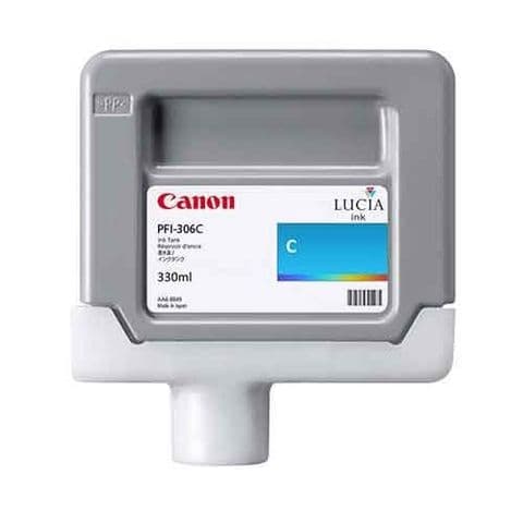 Canon iPF8400SE Cyan Ink Cartridge - Genuine Canon PFI-306C Ink  - 6658B001AA
