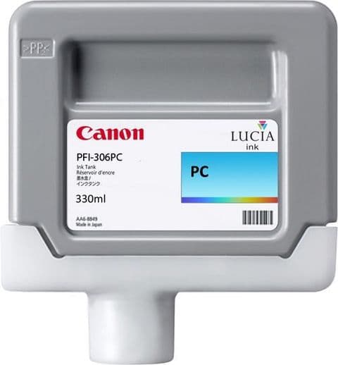 Canon iPF9400 Photo Cyan Ink Cartridge - Genuine Canon PFI-306PC - 6661B001AA