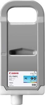 Canon iPF9400 Photo Cyan Ink Cartridge - Genuine Canon PFI-706PC - 6685B001AA