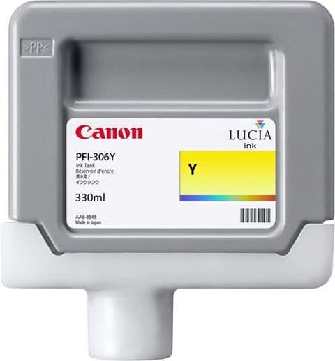 Canon iPF9400 Yellow Ink Cartridge - Genuine Canon PFI-306Y - 6660B001AA