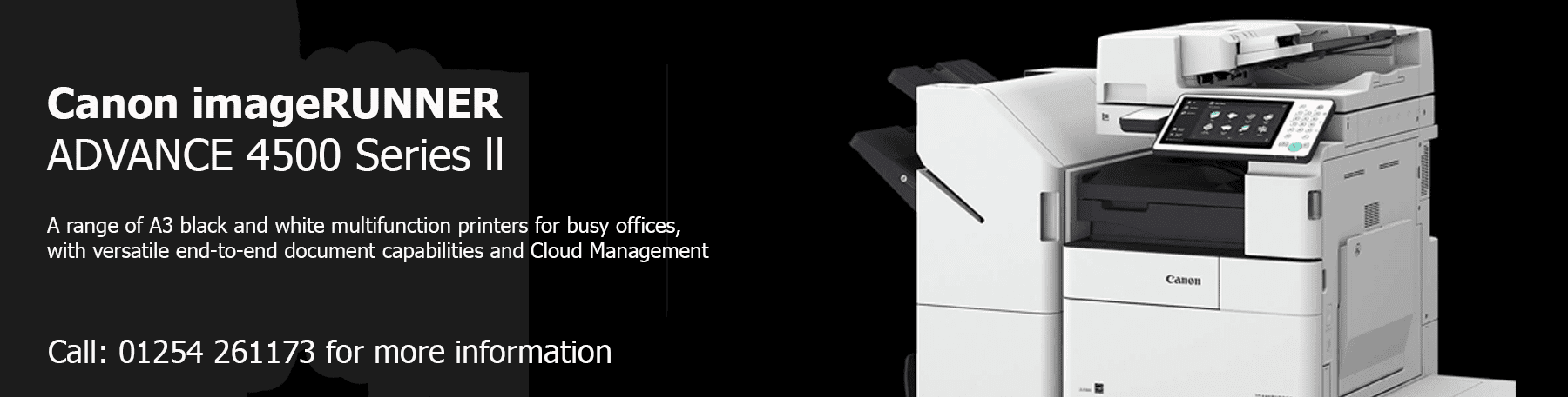 CANON IR ADVANCE 4525i PRINTER LEASE RENTAL BURNLEY PRESTON BOLTON AND PRESTON