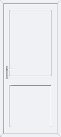 Flat Panel uPVC Back Door & Midrail