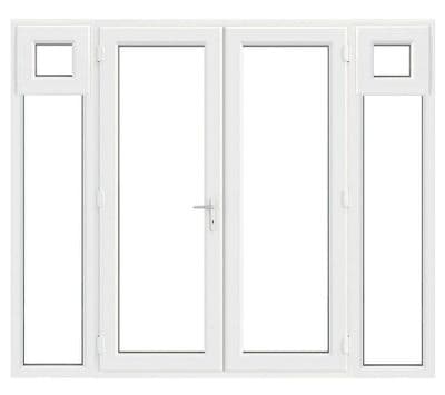 uPVC French Doors & Top Opening Side Panels