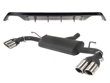 Ford Focus mk4 1.0T, 1.5i performance exhuast back box 2018- (d T BEAM)