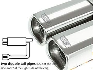 Ford Mondeo mk4 exhaust back box 2007-2014 (412-1)