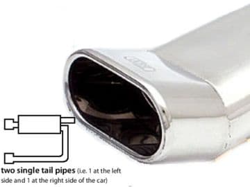 Honda CRX performance exhaust back box 1987-1992 (321-1DTM)