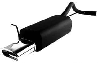 Seat Ibiza 6L exhaust back box 2002-2008 (21-1)