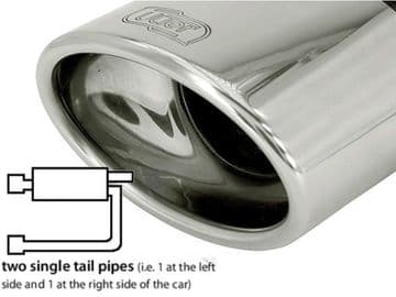 Volkswagen Golf mk4 exhaust back box 1997-2004 (310)