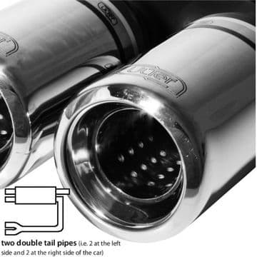 Volkswagen Golf mk4 exhaust back box 1997-2004 (407-2)