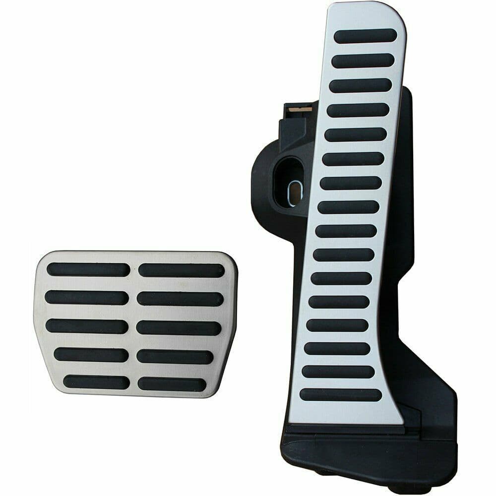 GENUINE AUDI Q3 MK1 AUTOMATIC STAINLESS STEEL SPORTS PEDAL COVERS SET