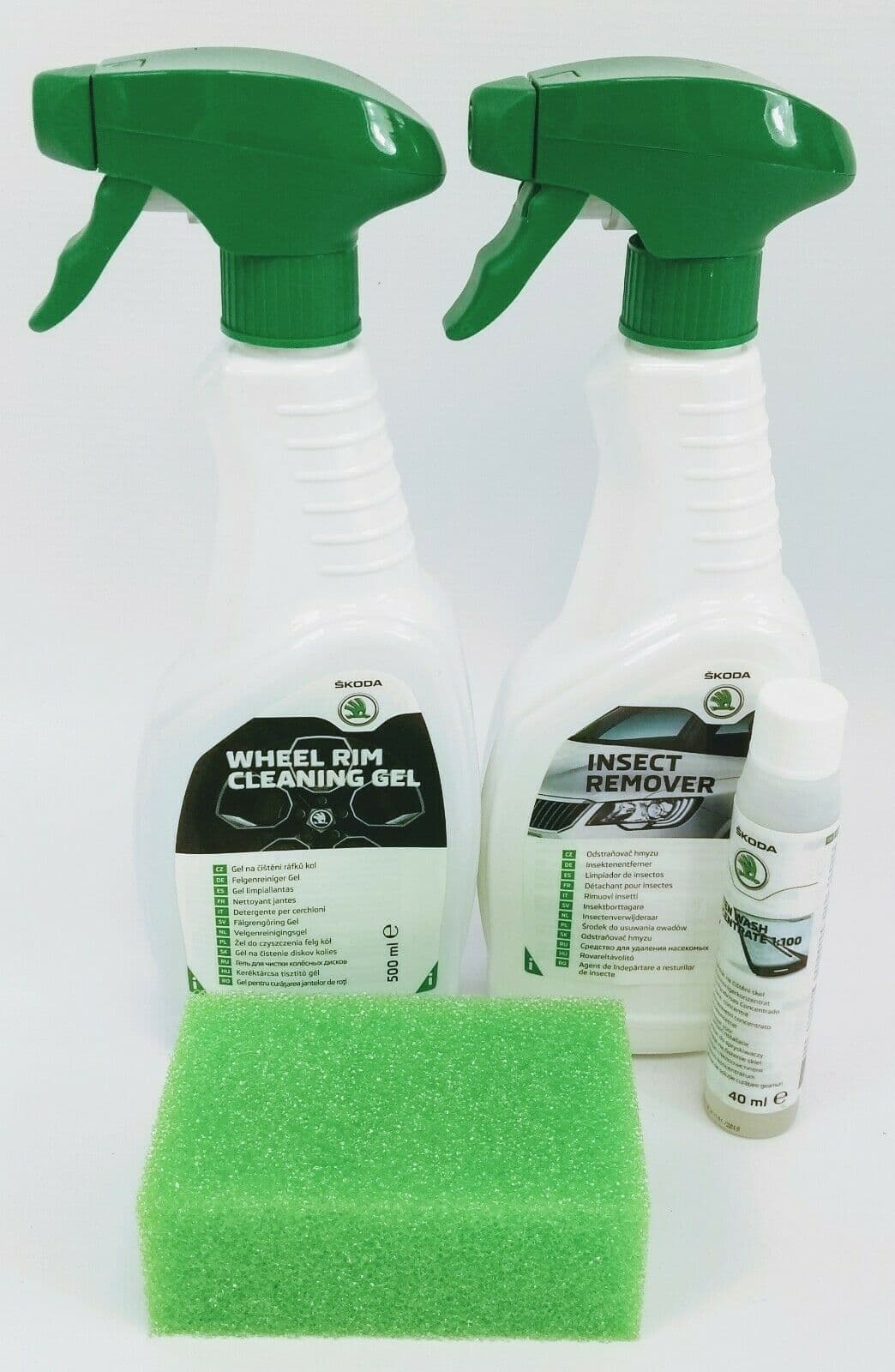 GENUINE SKODA SUMMER CAR CLEANING VALET KIT
