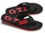 VW GTI BLACK RED FLIP  FLOPS BEACH SANDALS  41/42 - GENUINE MERCHANDISE