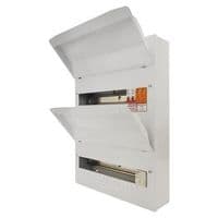 ##4- 30 way Fusebox metal consumer unit with Mainswitch