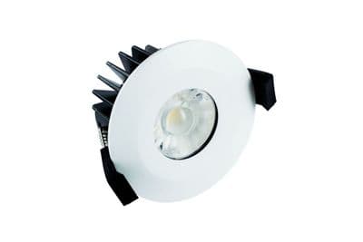 .INTEGRAL LED downlight white 6 watt fire rated IP65 dimmable