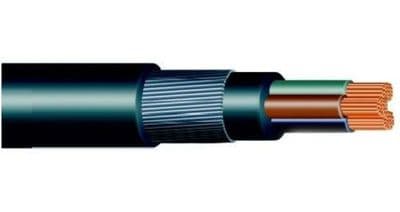 10.0mm 3 CORE SWA STEEL WIRE ARMOURED CABLE 100 MTR