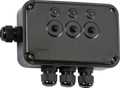 13A 3G Switch Box IP66 BLACK