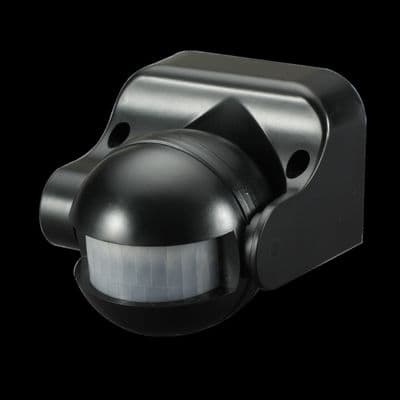 180 DEGREE SENSOR Infrared PIR Detector Black LED compatible OUTDOOR