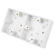 2 1 Gang Dual 25mm Pattress Back Box