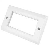 2 Gang 4 Module Faceplate