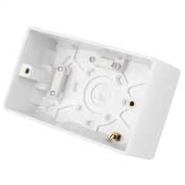2 Gang 47mm Pattress Back Box