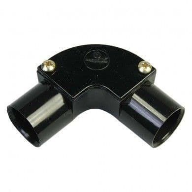 20mm Inspection elbow Black