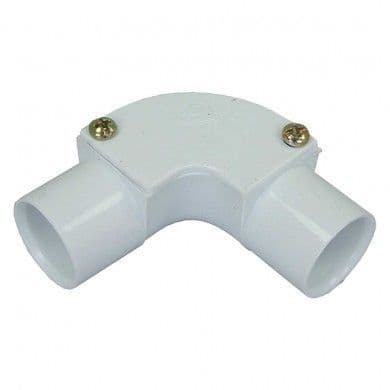 20mm Inspection elbow White