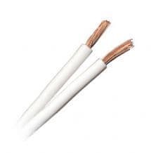 42 STRAND HIGH QUALITY SPEAKER CABLE 100 MTR DRUM WHITE