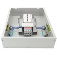 8 way TPN distribution board + 125 AMP Mainswitch