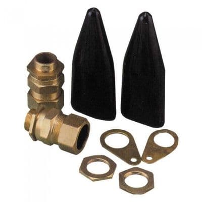 ARMOURED CABLE GLANDS 2 pack CW20K C/W OUTDOOR 20MM