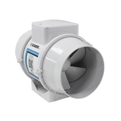 Blauberg Mixed  Flow IN LINE POWERFUL timer EXTRACTOR FAN 4