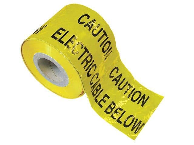CAUTION ELECTRIC CABLE WARNING TAPE UNDERGROUND
