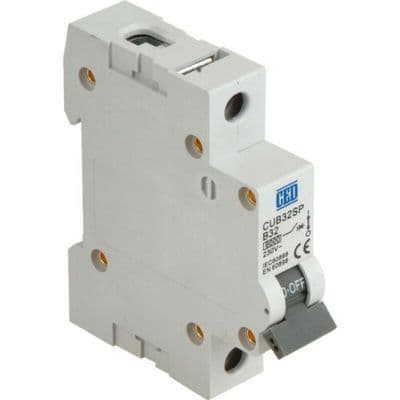 CED single pole B type mcb