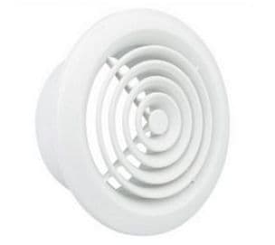 Circular ceiling grille 100mm