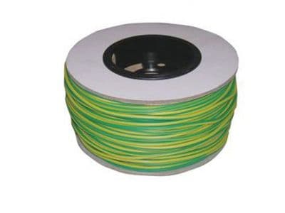 Drum of 3mm PVC Earth Sleeving - 100 metre - GY3MM